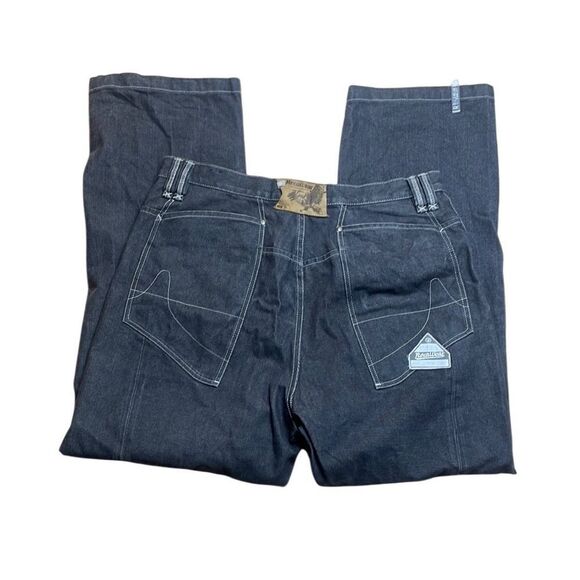 Y2K Vintage Rocawear Wide Leg Relaxed Men's Black Jeans size 38 - Picture 1 of 8